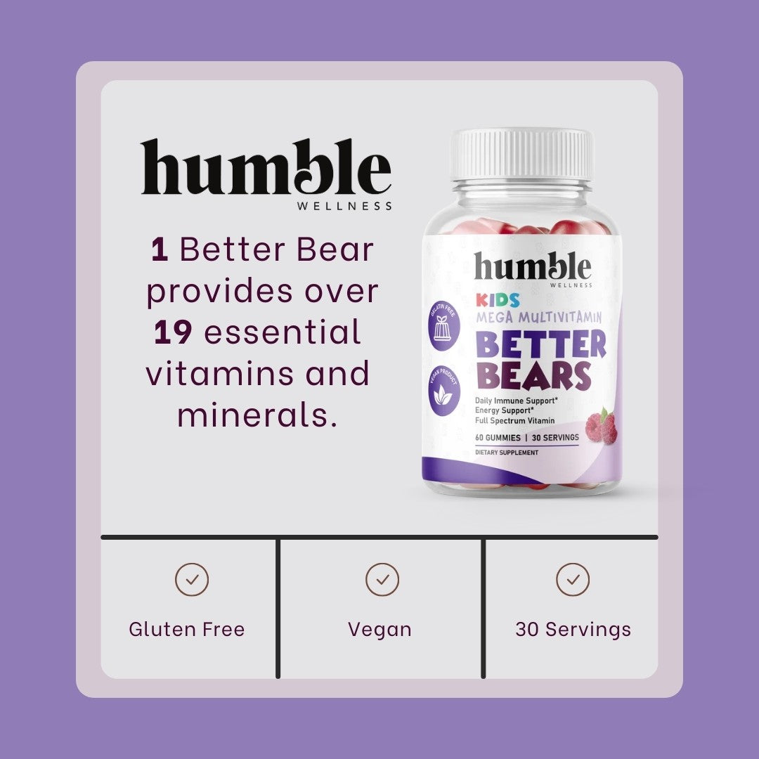 Better Bears Kids Mega Multivitamin Gummies