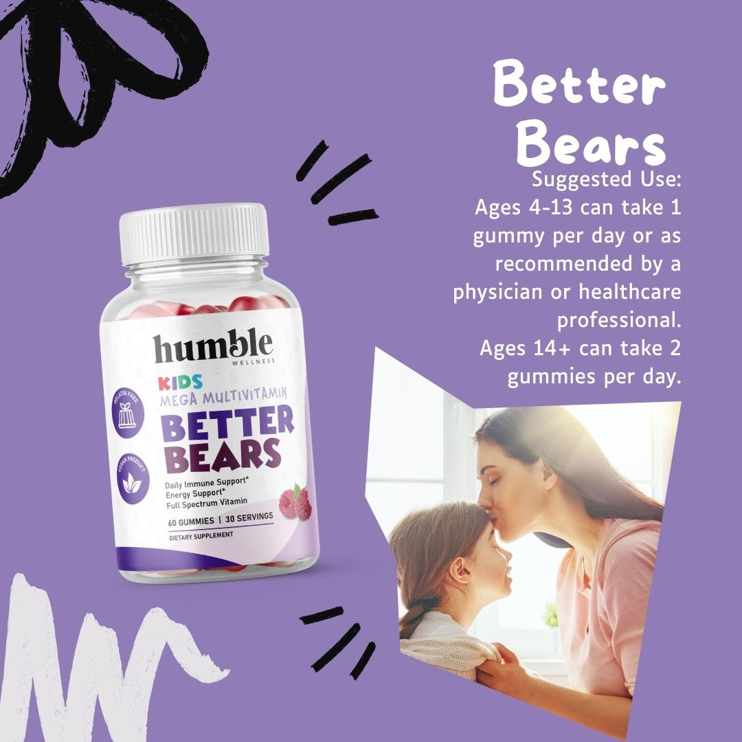 Better Bears Kids Mega Multivitamin Gummies