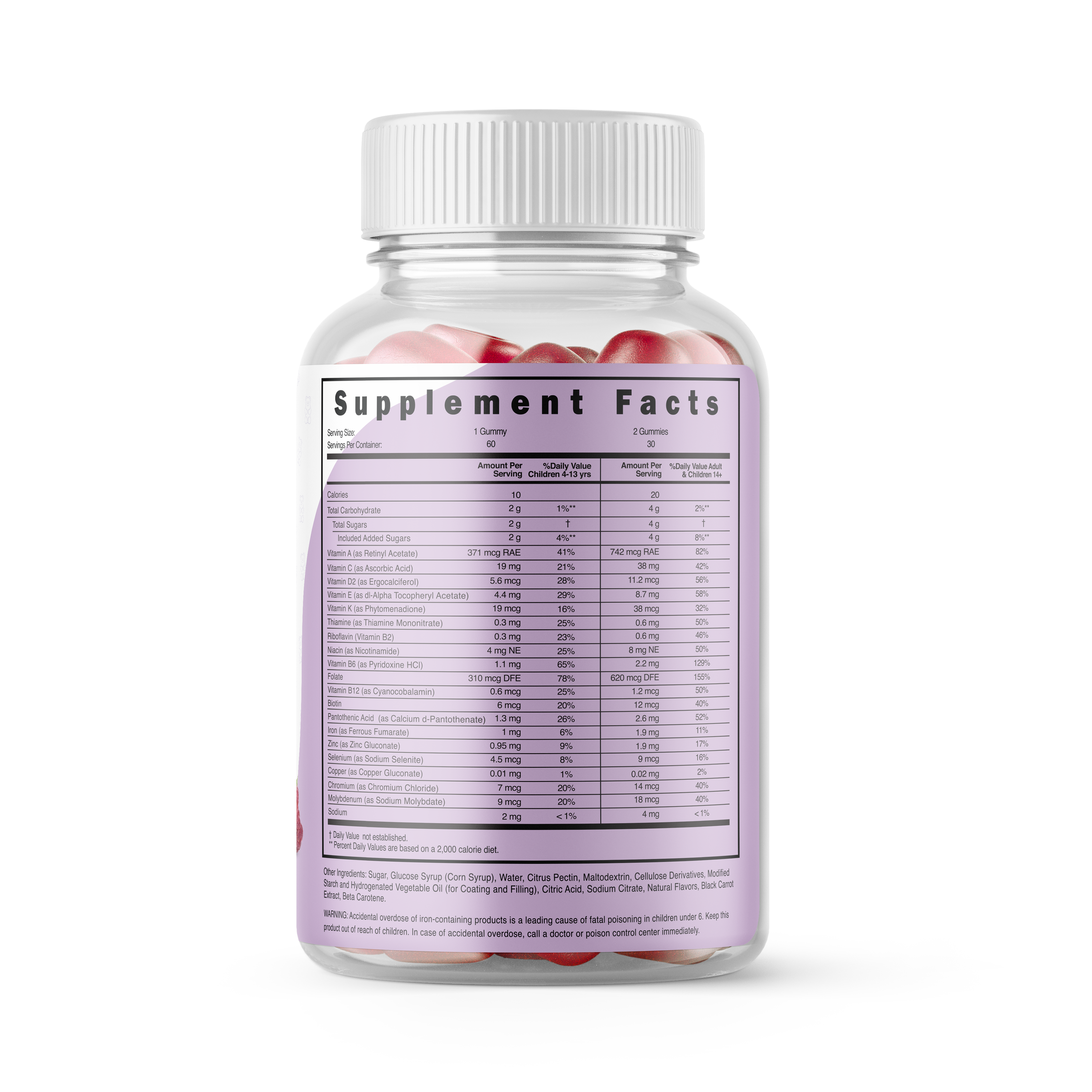 Better Bears Kids Mega Multivitamin Gummies