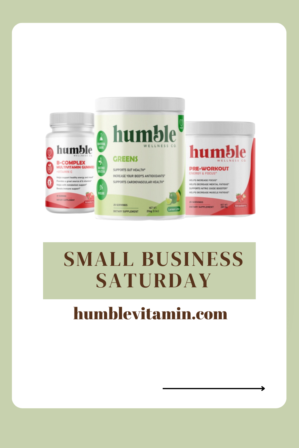 Embracing Small Business Saturday with Humble Wellness: Elevate Your Health, Elevate Your Life