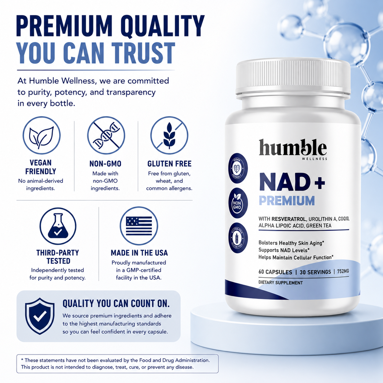 NAD+ Premium with Resveratrol